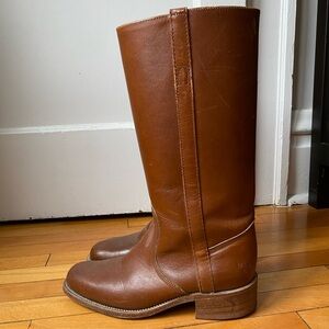 Vintage Frye Tall Campus Leather Boots